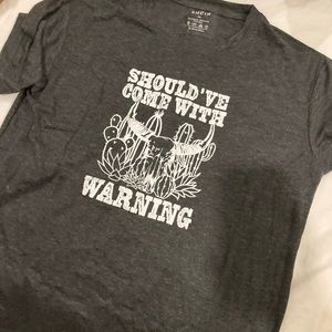 Grey Cowgirl Shirt